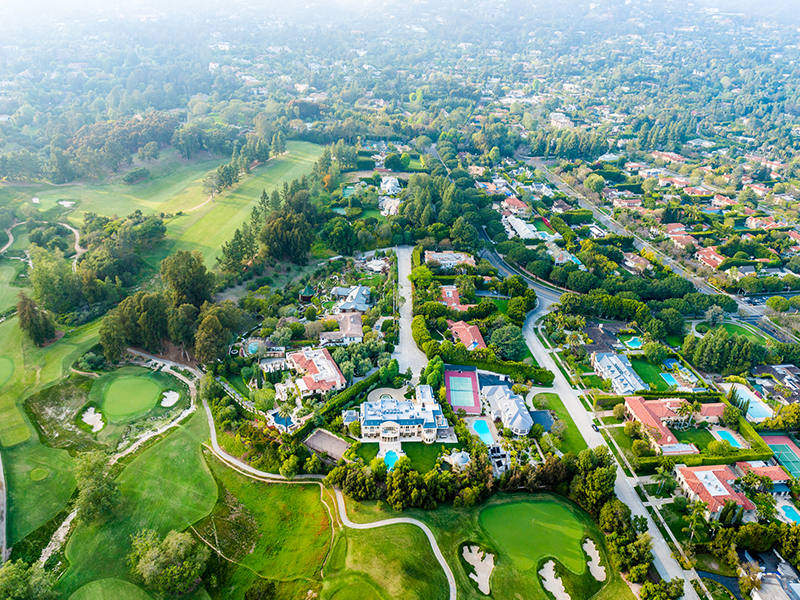 Bel Air Aerial View